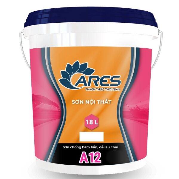 Sơn nội thất chống bám bẩn, dễ lau chùi ARES A12
