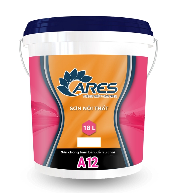 Sơn nội thất chống bám bẩn, dễ lau chùi ARES A12