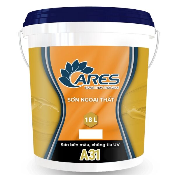 Sơn ngoại thất bền màu, chống tia UV Ares A31