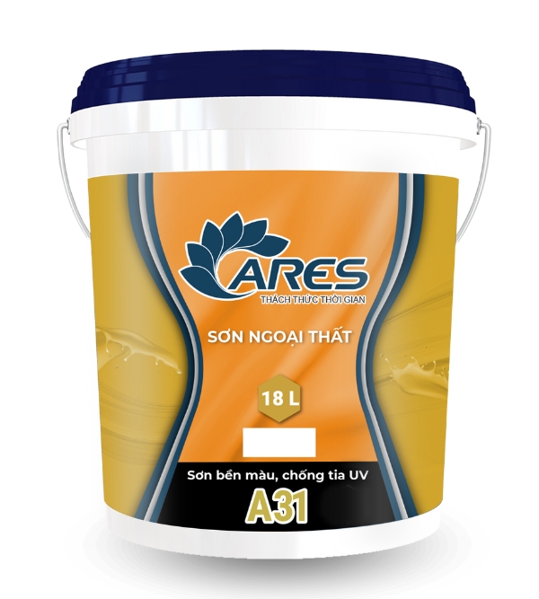 Sơn ngoại thất bền màu, chống tia UV Ares A31