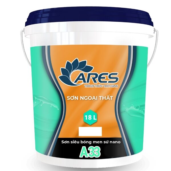 Sơn ngoại thất siêu bóng nano 7 in 1 cao cấp Ares A33