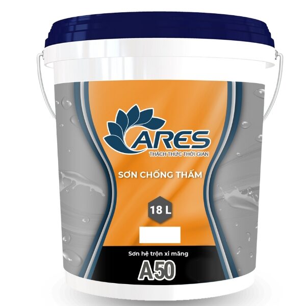 Sơn chống thấm hệ trộn xi măng Ares A50